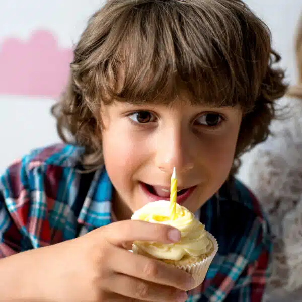 birthday kids cupcake
